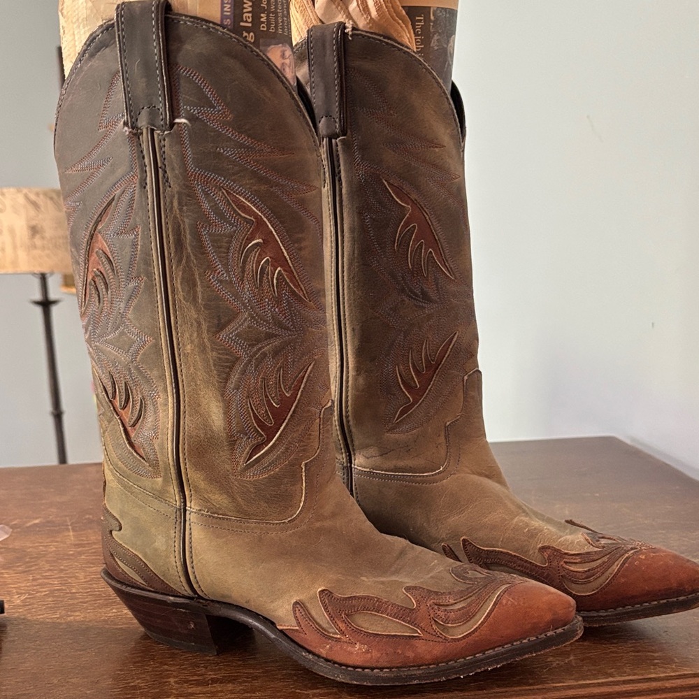 Code West Western Leather Boots